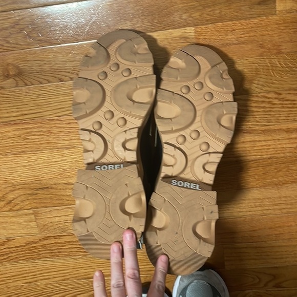 Sorel Brex Lace-Up Boots Sandy Tan / Black Rare Free People Color - Picture 9 of 11